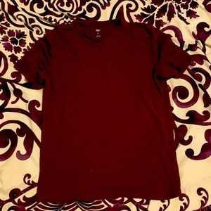 Size small DIP maroon shirt.